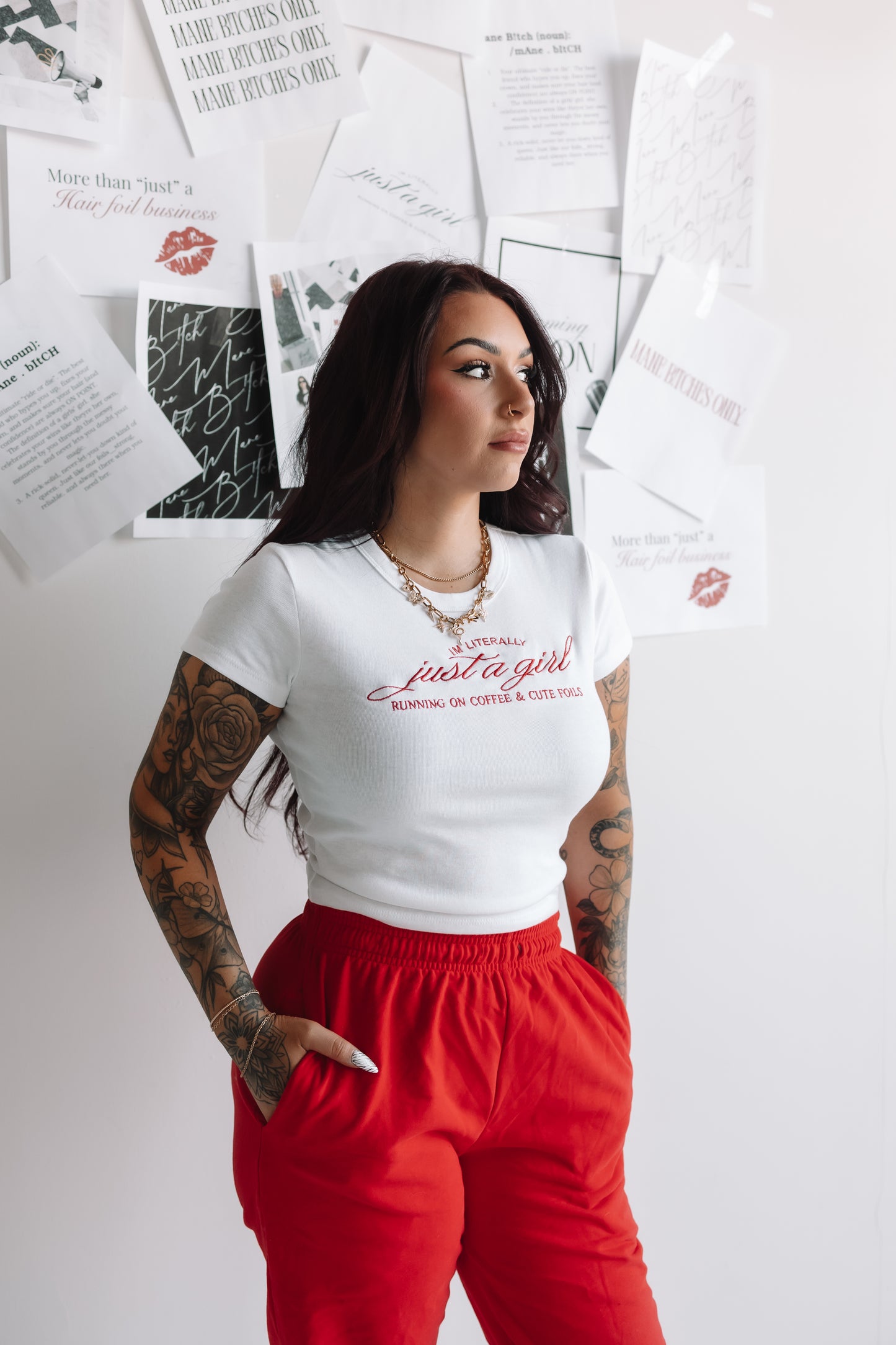 Coffee & Cute Foils BABY TEE