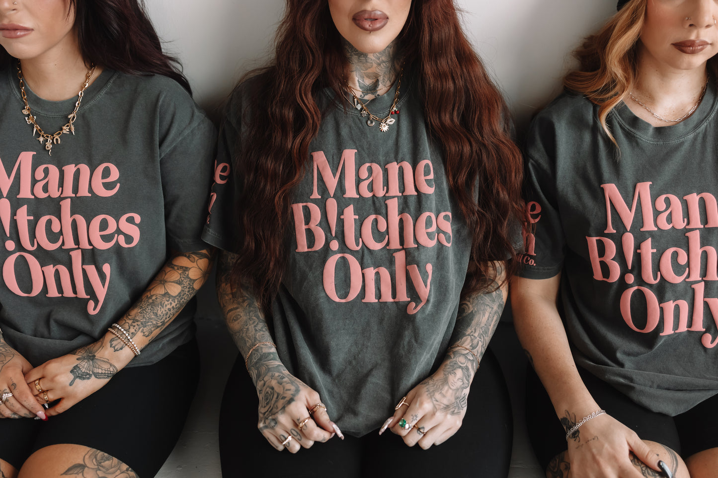 Mane B!tches Only Oversized Tee