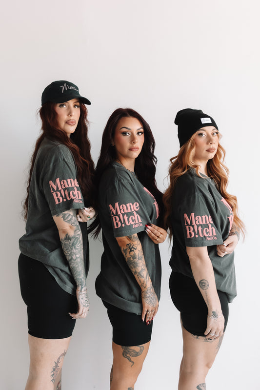 Mane B!tches Only Oversized Tee