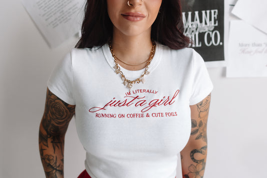 Coffee & Cute Foils BABY TEE