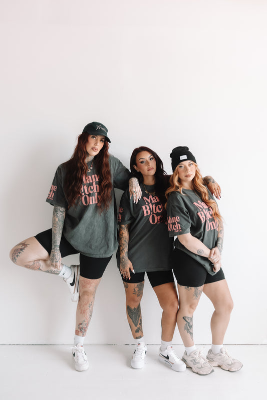 Mane B!tches Only Oversized Tee